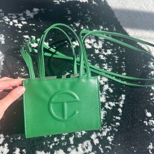 Telfar Green Small Shopping Bag